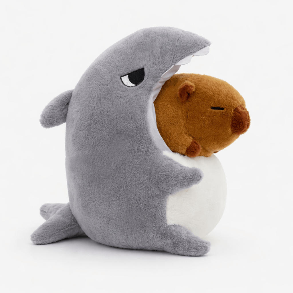 Capybara Plush in Shark Costume Oh My Plushie