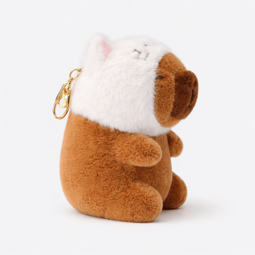 Capybara Plush with Cat Hood Oh My Plushie
