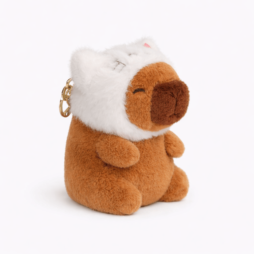 Capybara Plush with Cat Hood Oh My Plushie