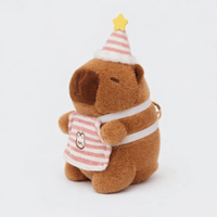 Capybara Plush with Party Hat Apron Oh My Plushie