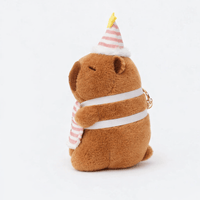 Capybara Plush with Party Hat Apron Oh My Plushie