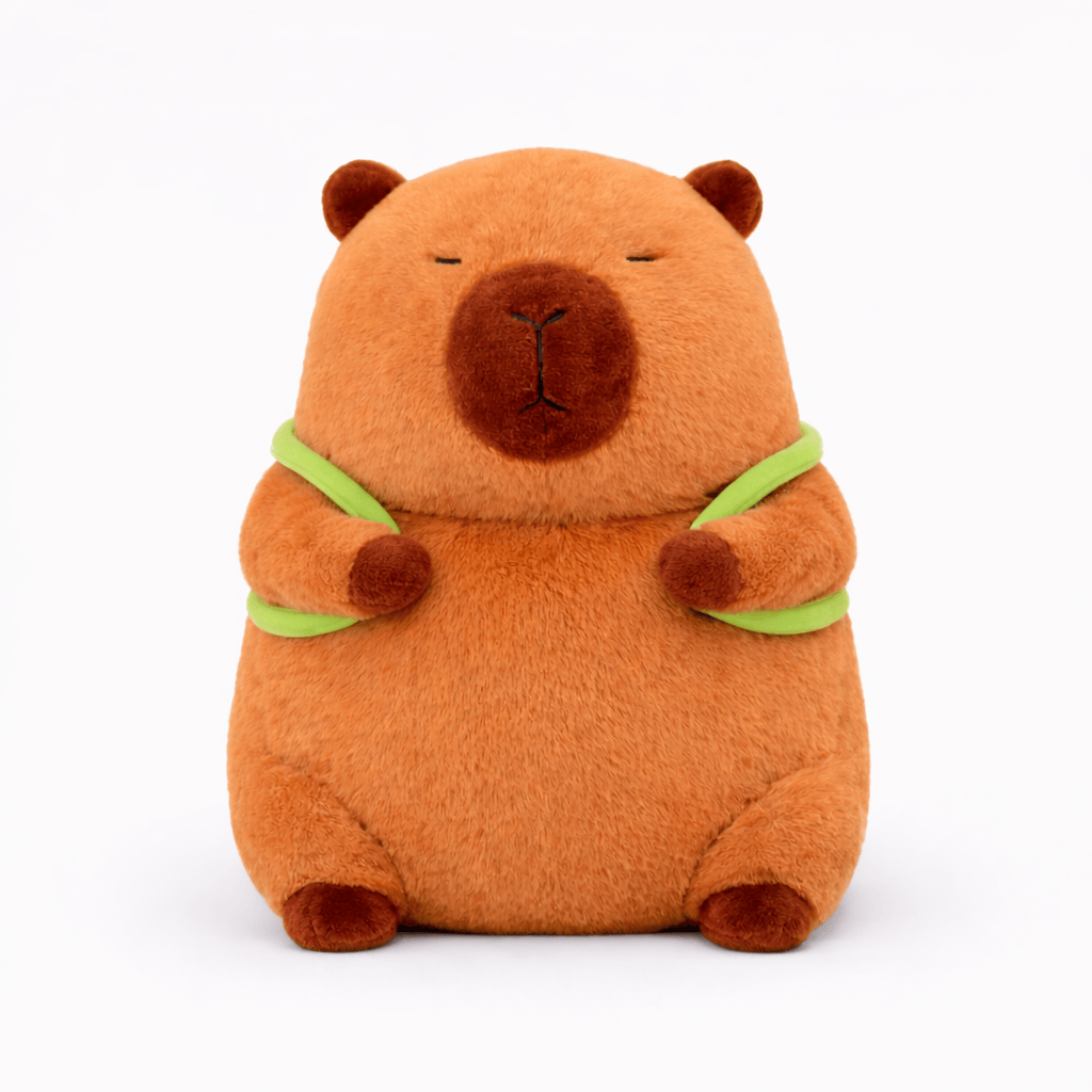 Capybara Plush with Turtle Backpack Oh My Plushie
