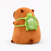 Capybara Plush with Turtle Backpack Oh My Plushie