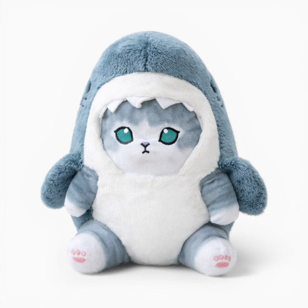 Colourful Kawaii Shark Cat Plush Oh My Plushie