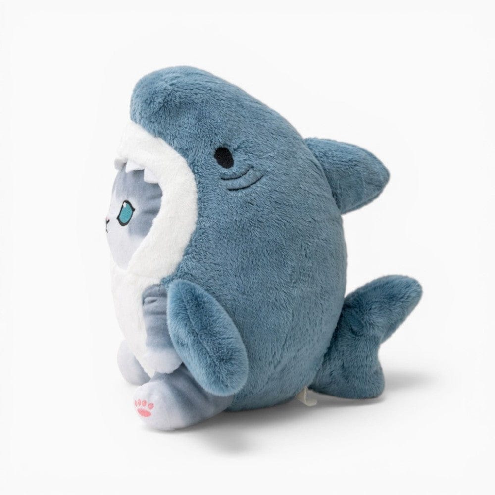 Colourful Kawaii Shark Cat Plush Oh My Plushie