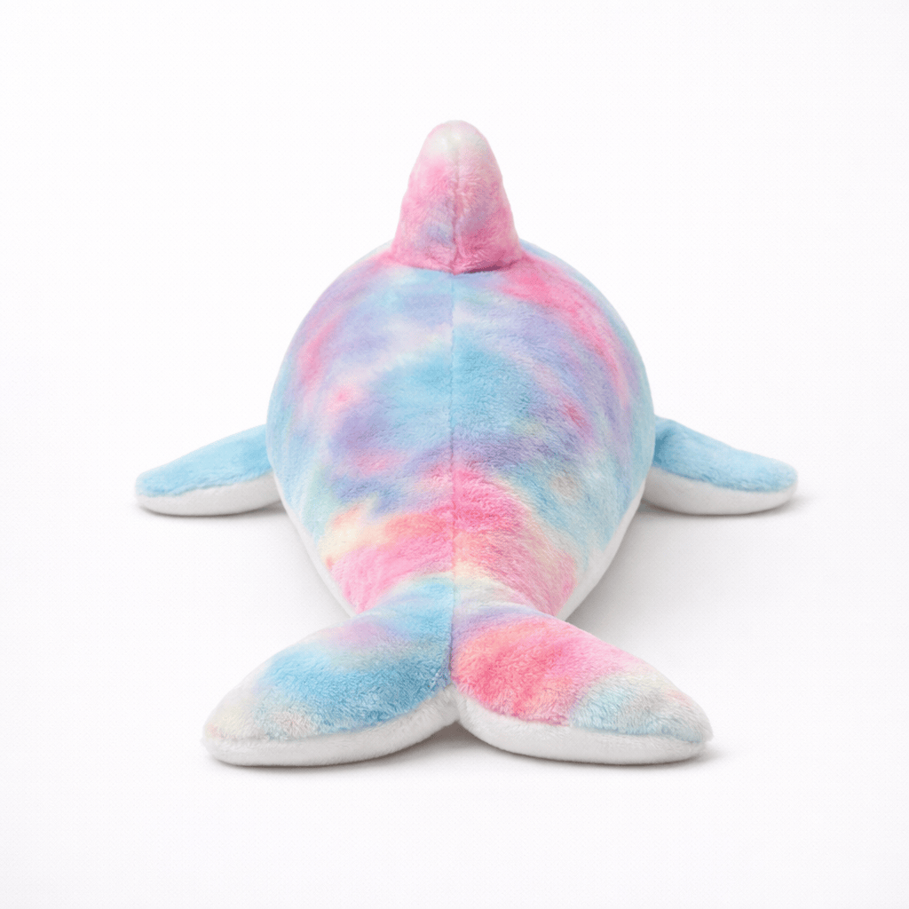 Colourful Large Rainbow Dolphin Plush Oh My Plushie