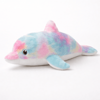 Colourful Large Rainbow Dolphin Plush Oh My Plushie