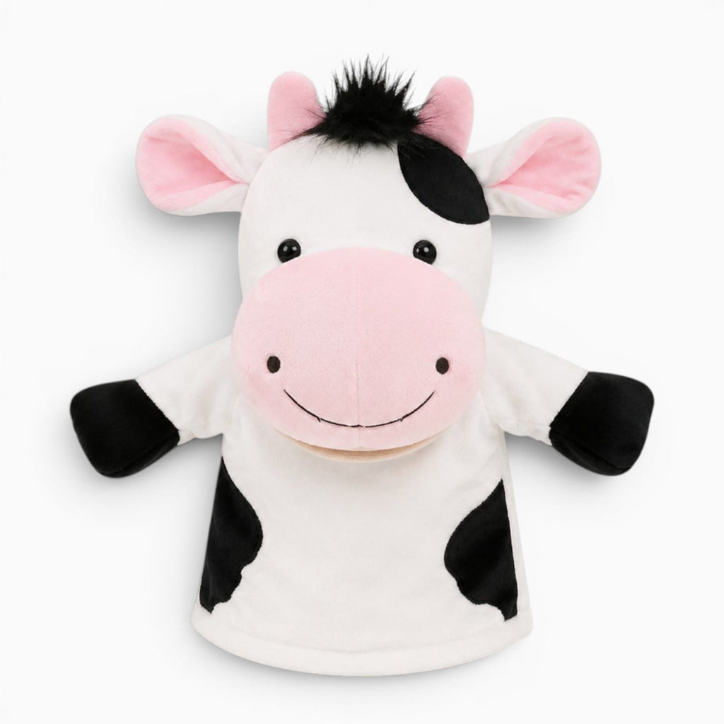 Cow Hand Puppet Oh My Plushie