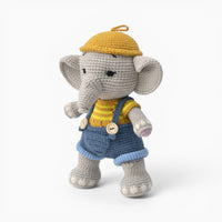 Crochet Elephant Plush Gift Set Oh My Plushie