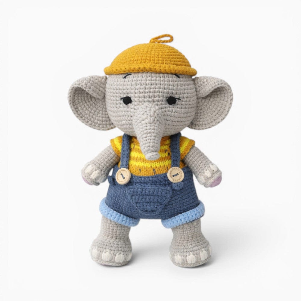 Crochet Elephant Plush Gift Set Oh My Plushie