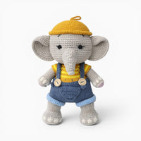 Crochet Elephant Plush Gift Set Oh My Plushie