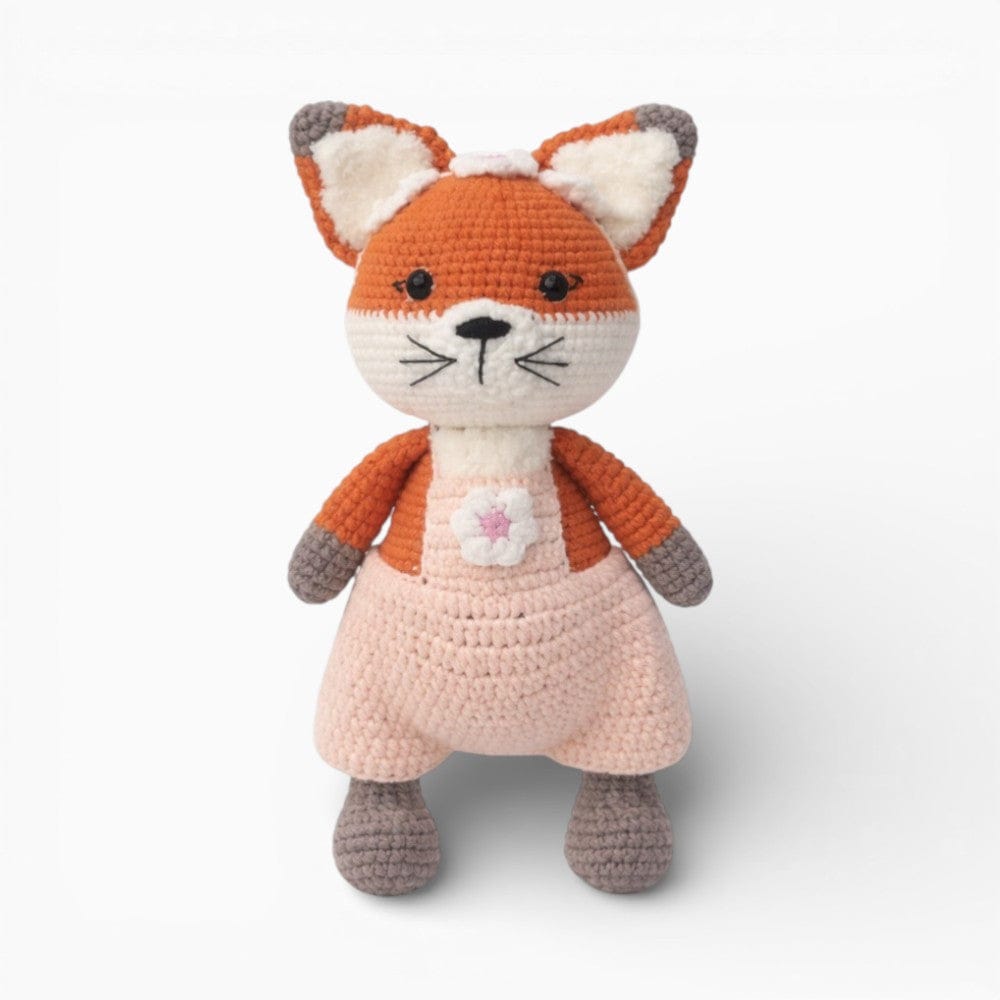 Crochet Fox Plush for Baby Oh My Plushie