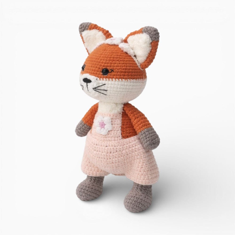 Crochet Fox Plush for Baby Oh My Plushie