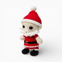 Crochet Santa Doll with Red Hat Oh My Plushie