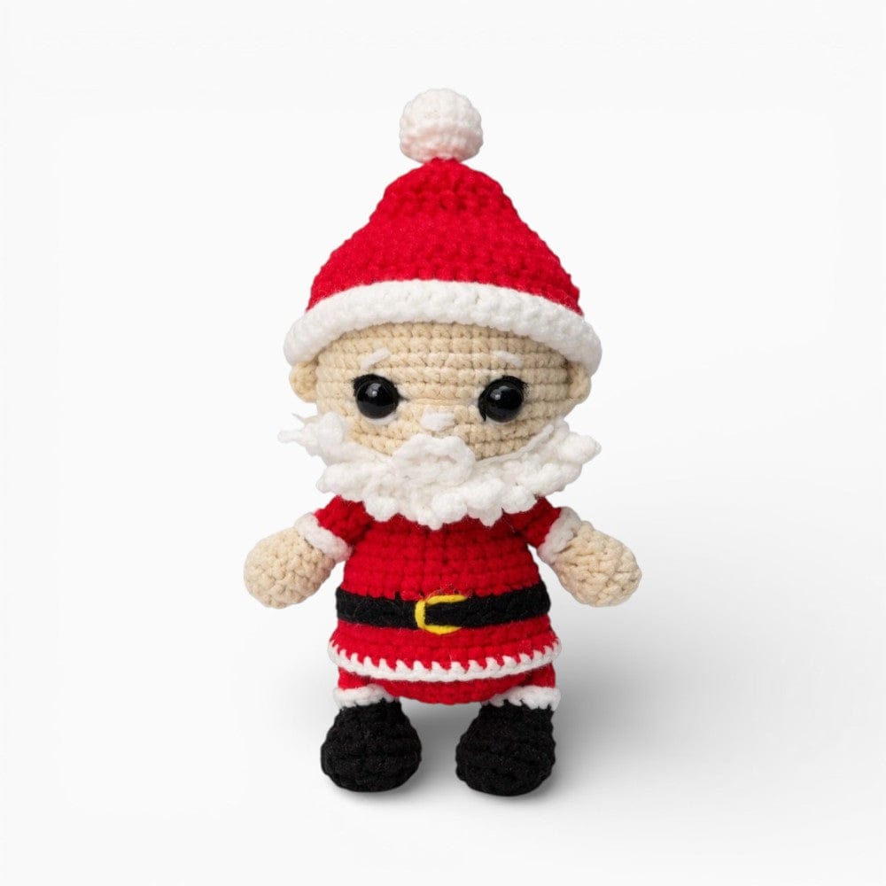 Crochet Santa Doll with Red Hat Oh My Plushie