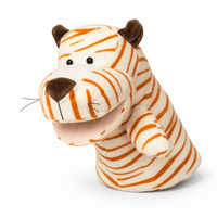 Cute Tiger Hand Puppet for Kids Oh My Plushie