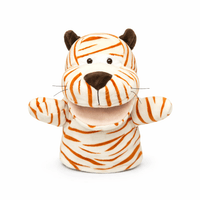 Cute Tiger Hand Puppet for Kids Oh My Plushie