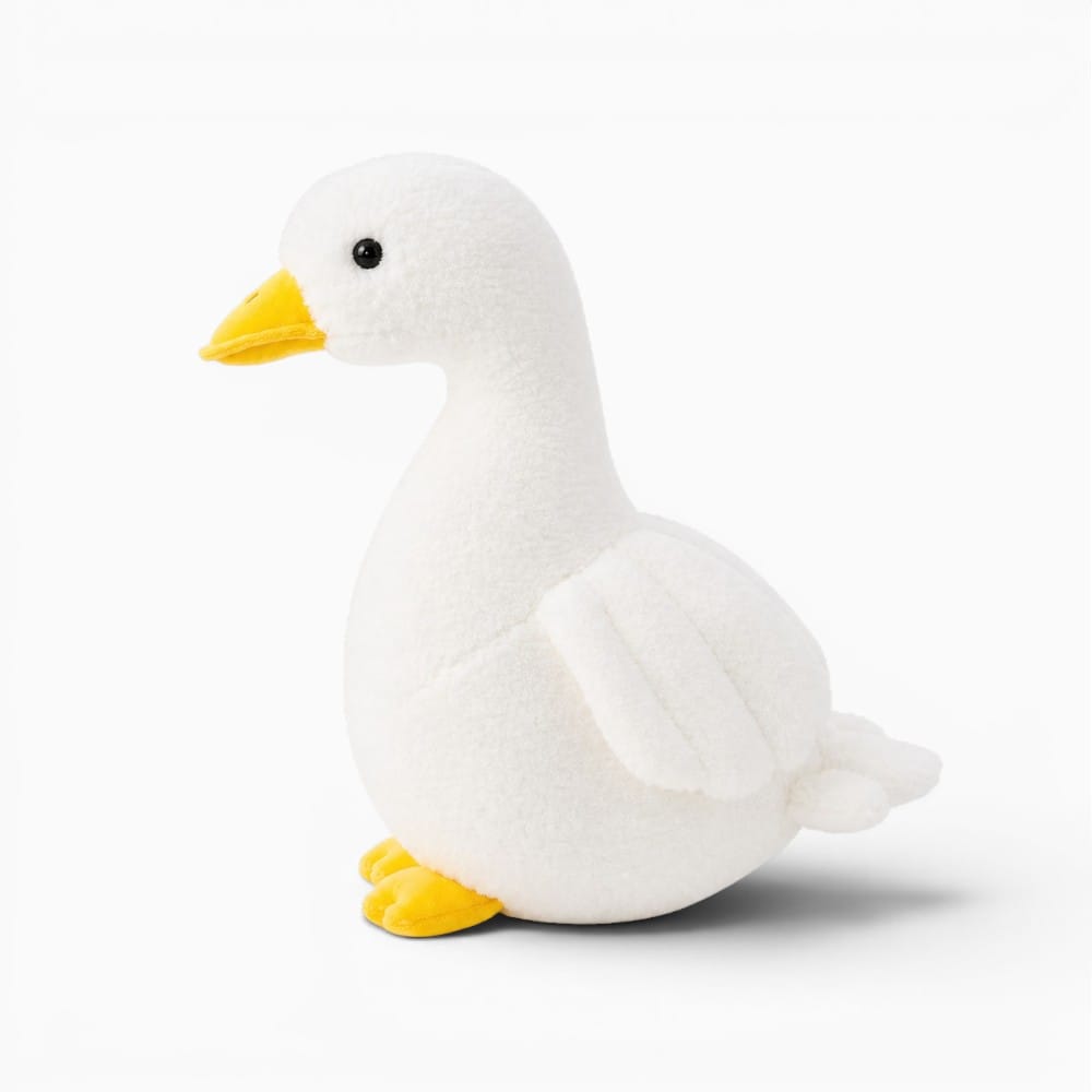 Cute White Goose Plush Oh My Plushie