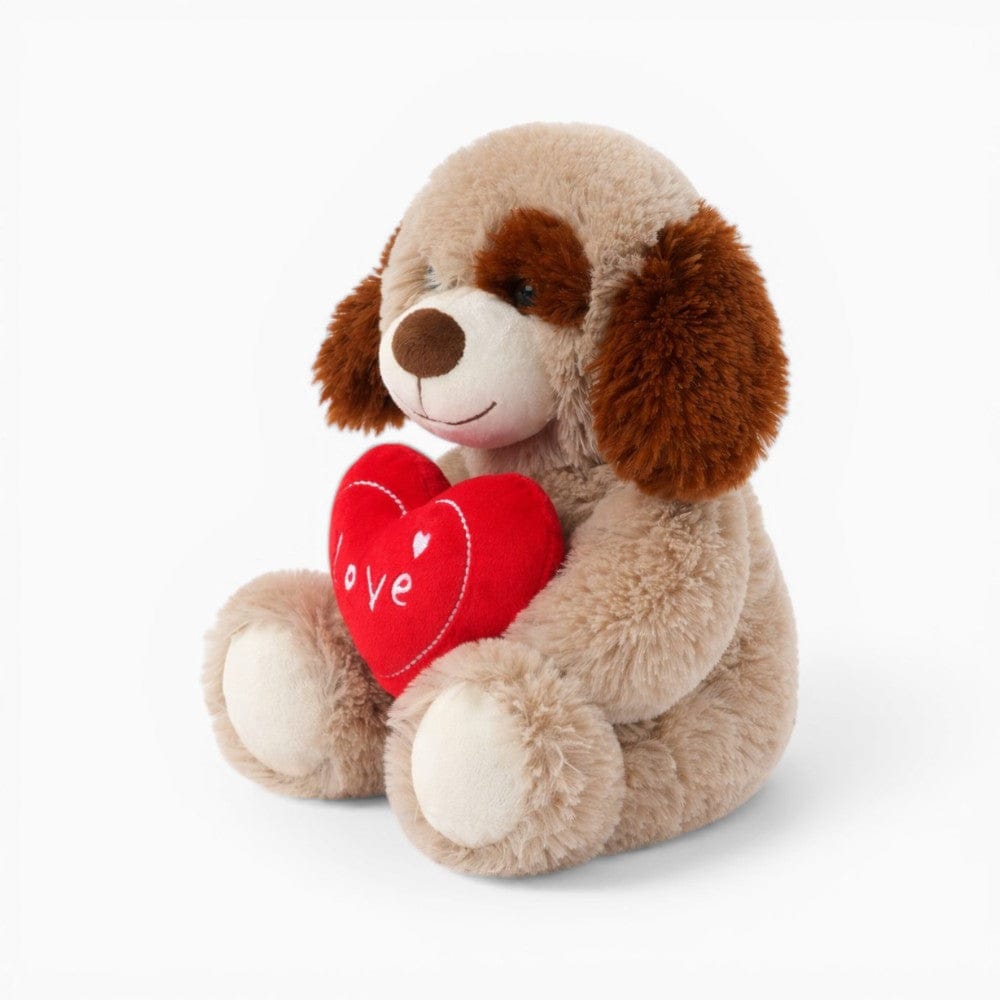 Dog Plush with Heart Valentine Gift Oh My Plushie