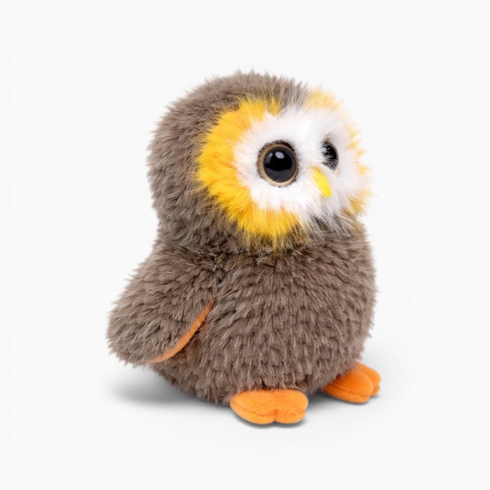 Fluffy Owl Plush with Large Eyes Oh My Plushie