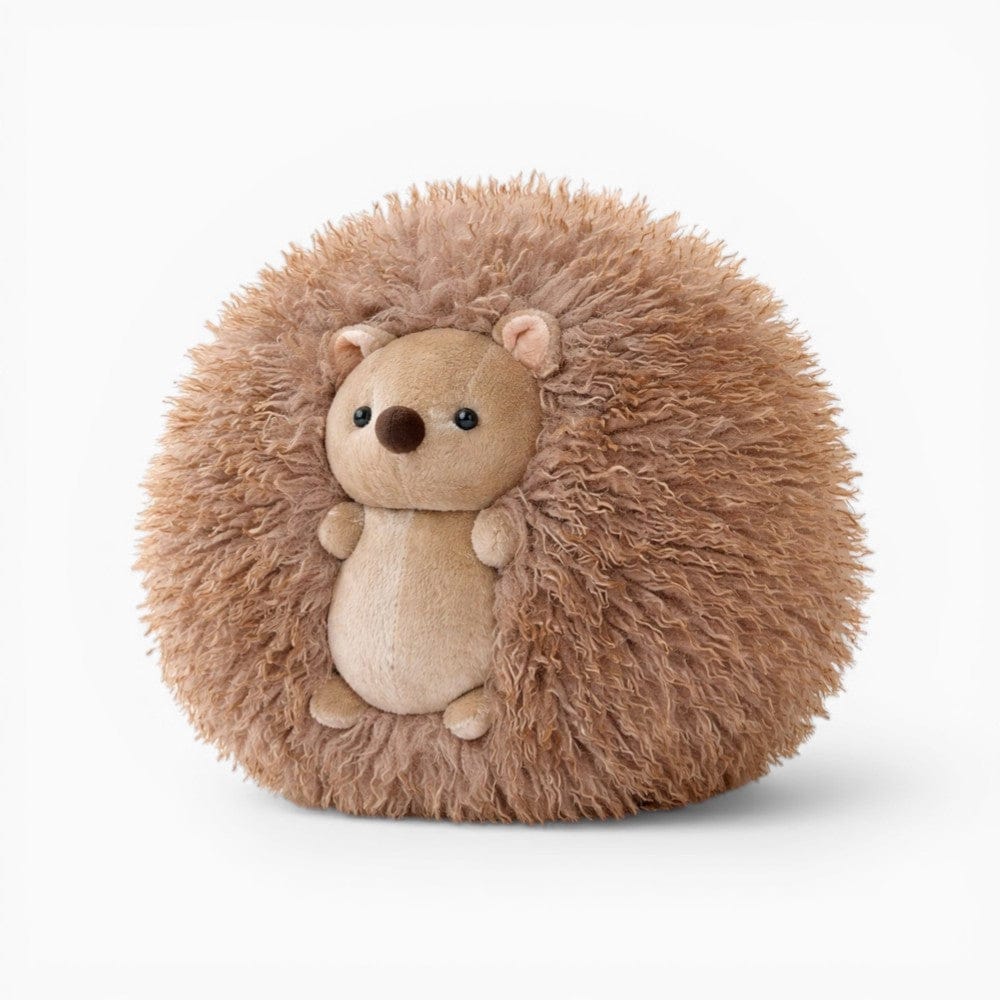 Fluffy Round Hedgehog Plush Oh My Plushie