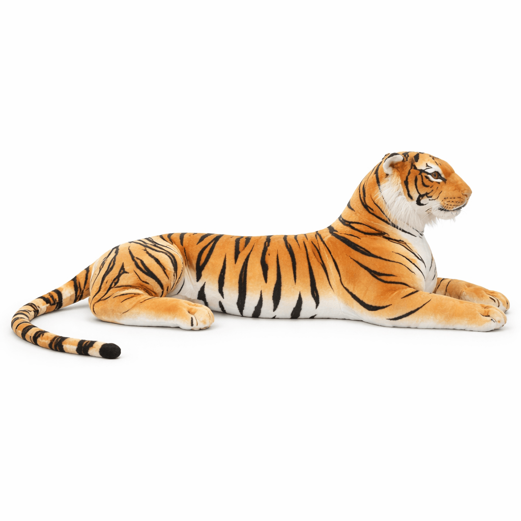 Giant Lifelike Tiger Plush Oh My Plushie