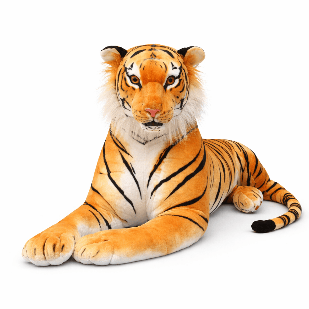 Giant Lifelike Tiger Plush Oh My Plushie