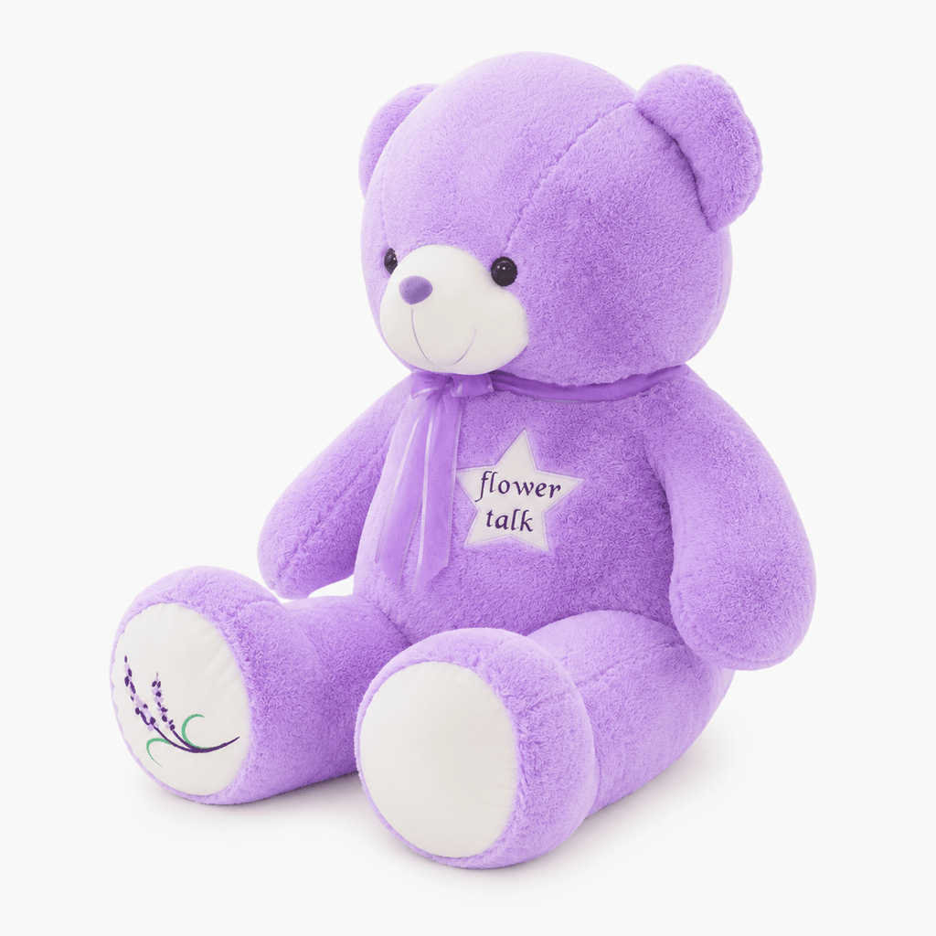 Giant Purple Teddy Bear Oh My Plushie