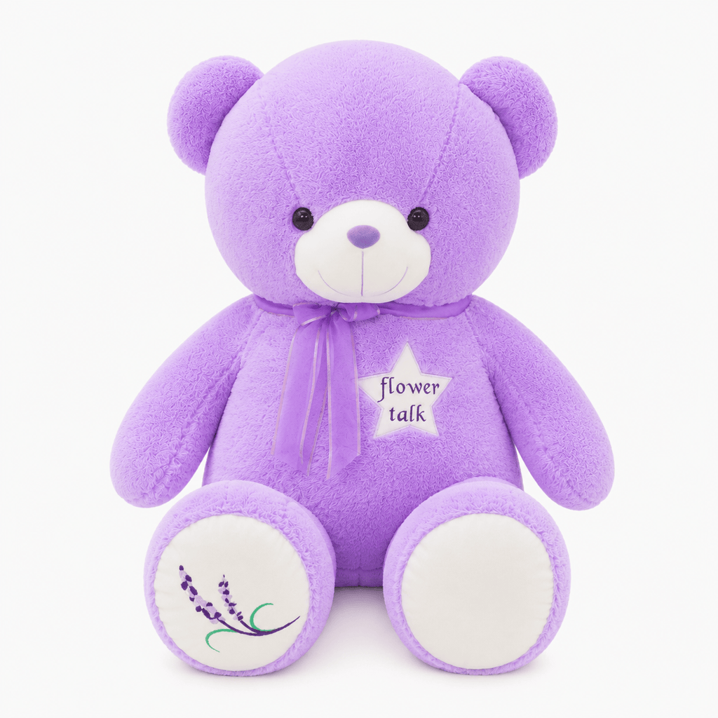 Giant Purple Teddy Bear Oh My Plushie