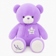 Giant Purple Teddy Bear Oh My Plushie