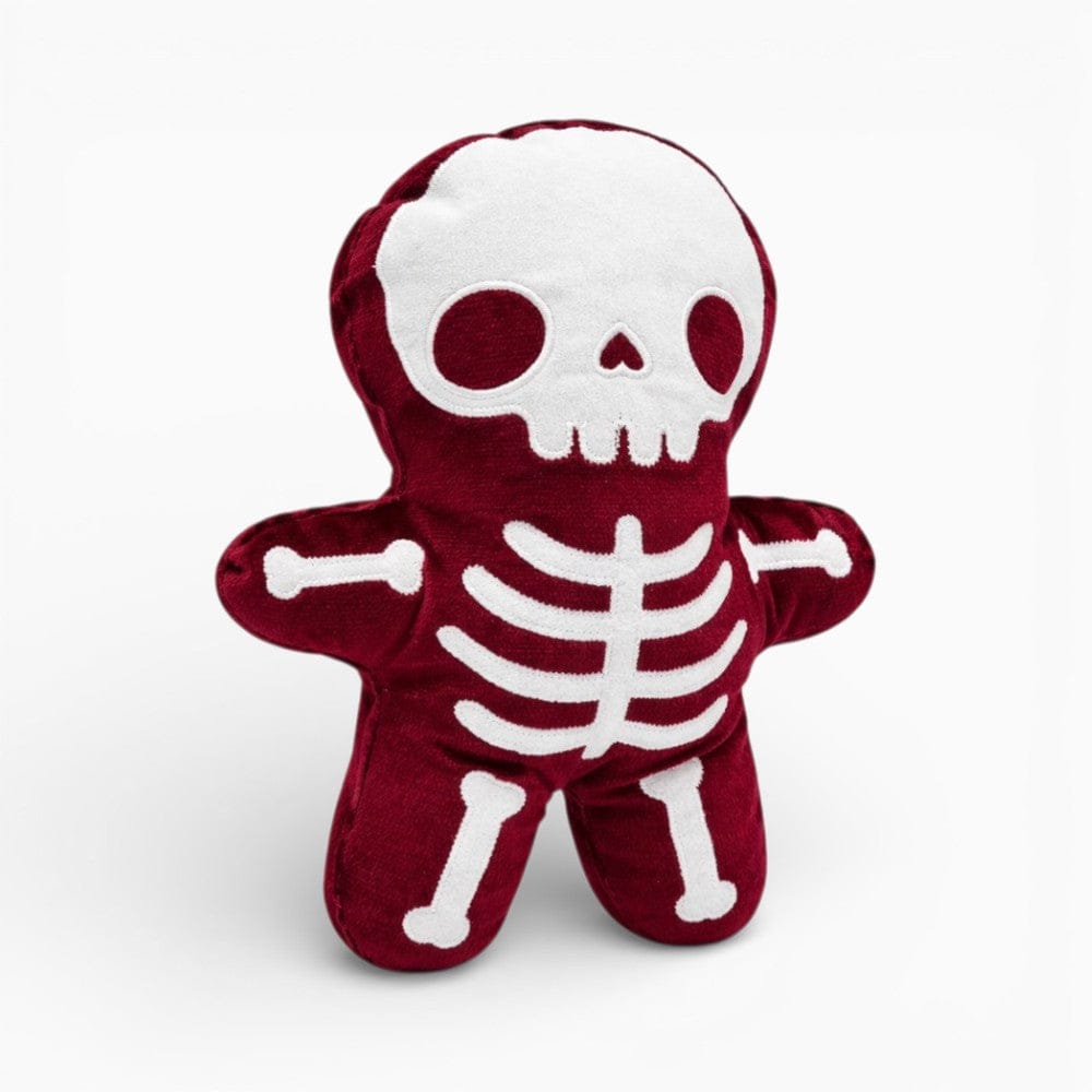 Gothic Skeleton Plush in Wine Red Oh My Plushie