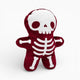 Gothic Skeleton Plush in Wine Red Oh My Plushie