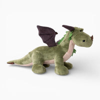 Green Dragon Plush with Purple Wings Oh My Plushie