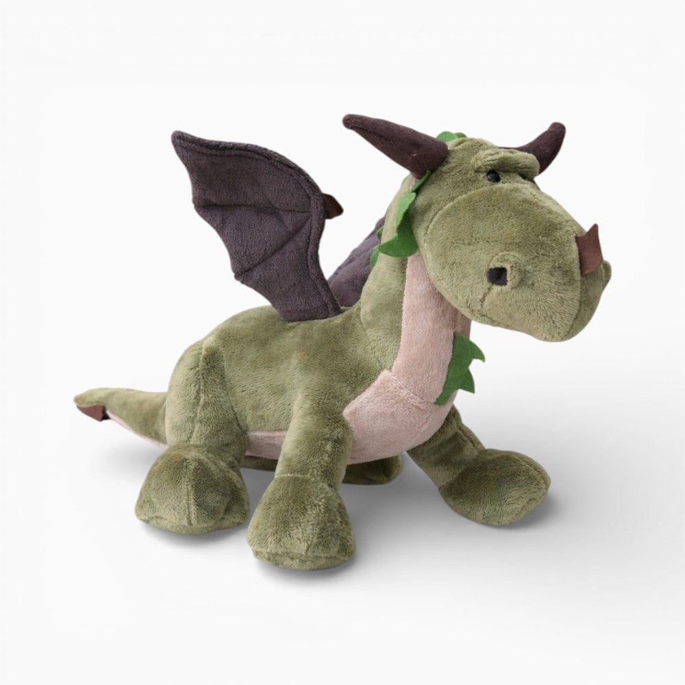 Green Dragon Plush with Purple Wings Oh My Plushie