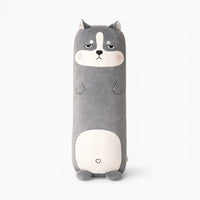 Grey Dog Pillow Oh My Plushie