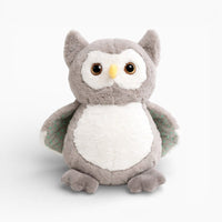 Grey Fluffy Owl Plush Oh My Plushie