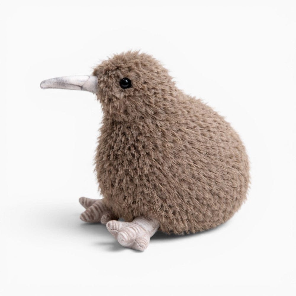 Grey Shaggy Plush Fur Kiwi Plush Oh My Plushie