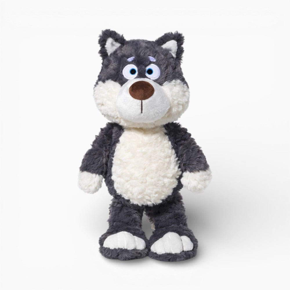 Grey Soft Wolf Plush for Kids Oh My Plushie