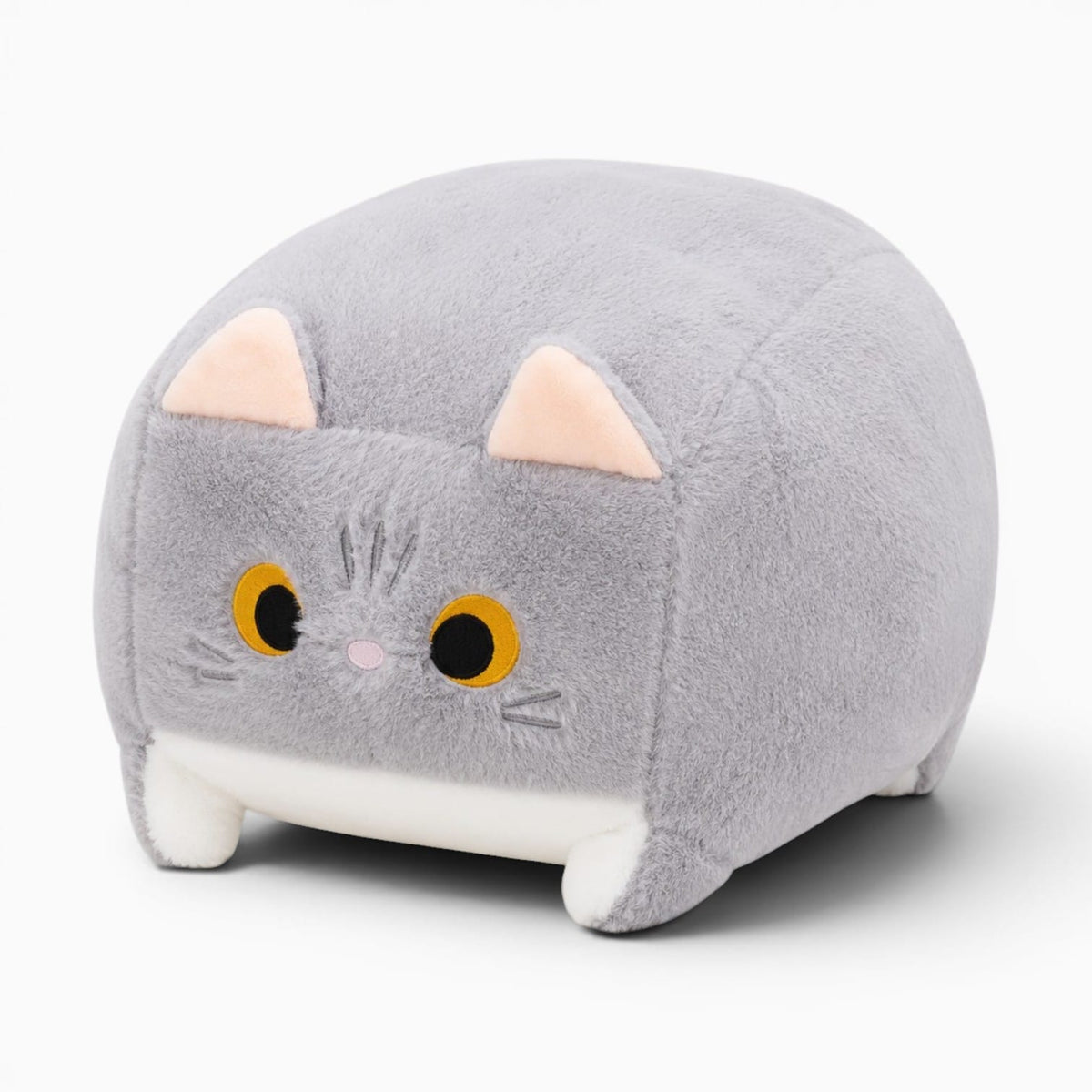 Grey Square Cat Plush Oh My Plushie