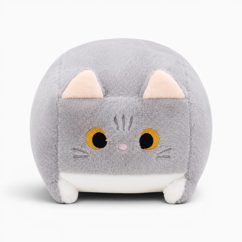 Grey Square Cat Plush Oh My Plushie