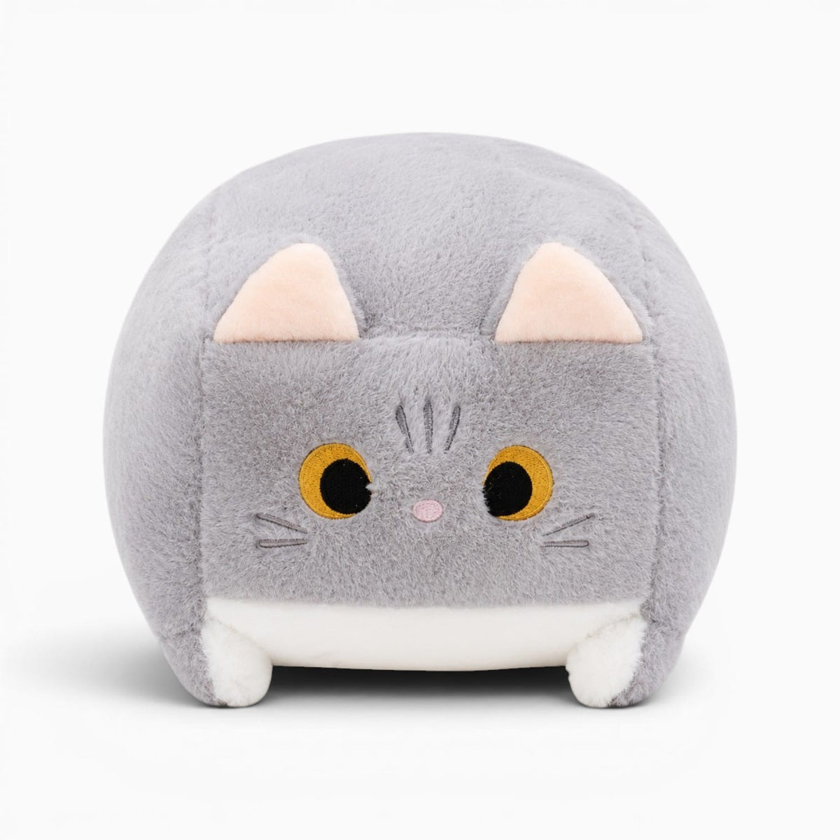 Grey Square Cat Plush Oh My Plushie