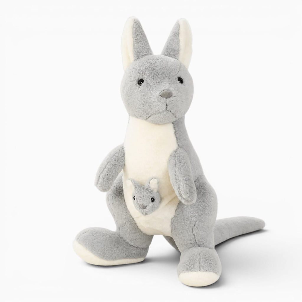 Kangaroo Plush with Baby Oh My Plushie
