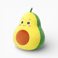 Kawaii Avocado Plush Pillow with Face Oh My Plushie