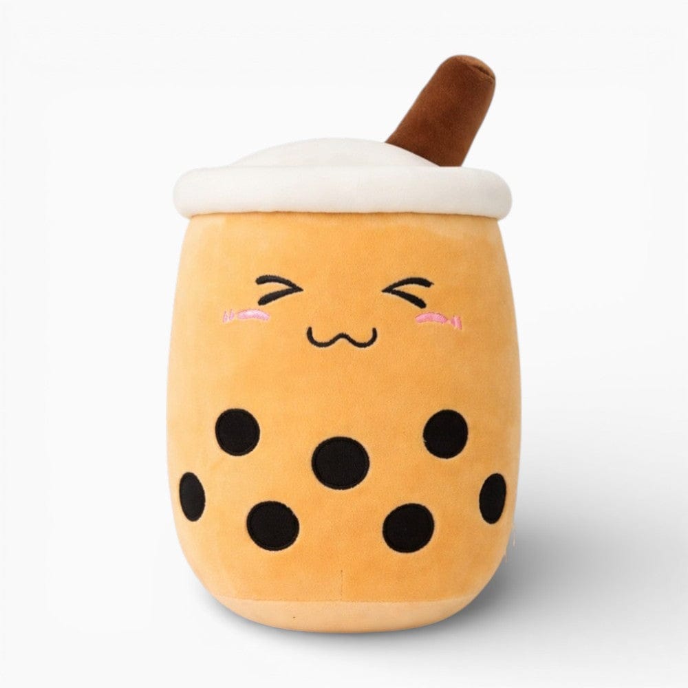 Kawaii Bubble Tea Plush with Face Oh My Plushie