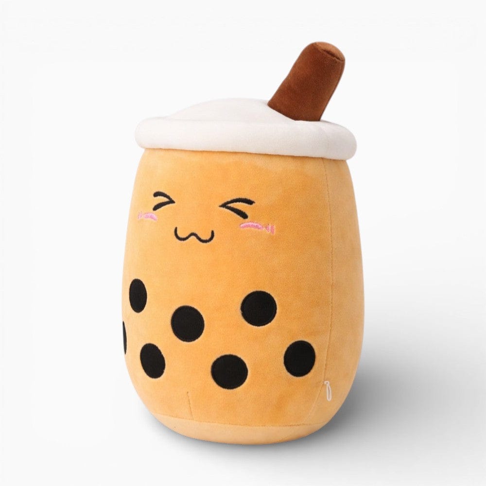 Kawaii Bubble Tea Plush with Face Oh My Plushie