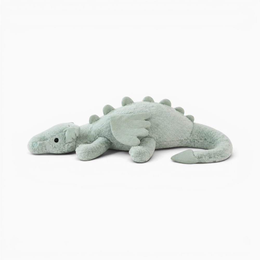 Kawaii Sage Green Dragon Plush Oh My Plushie