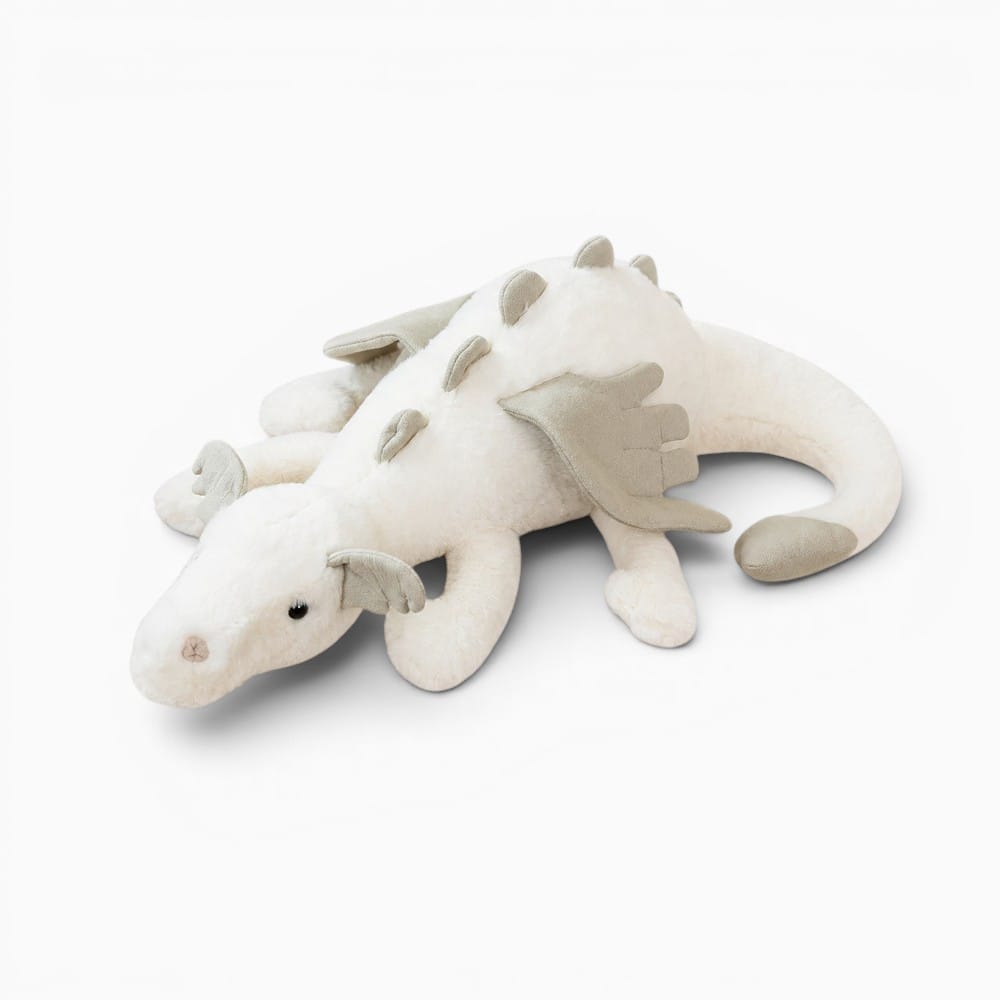 Kawaii White Dragon Plush Oh My Plushie
