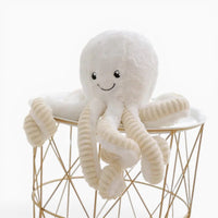 Kawaii White Octopus Plush Oh My Plushie