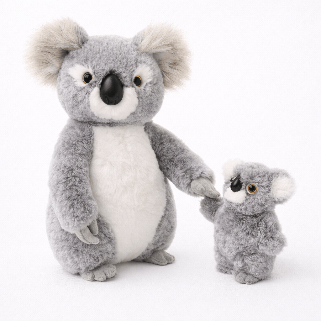 Koala Plush with Baby on Arm Oh My Plushie