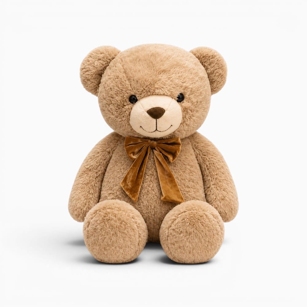Large Beige Teddy Bear Oh My Plushie